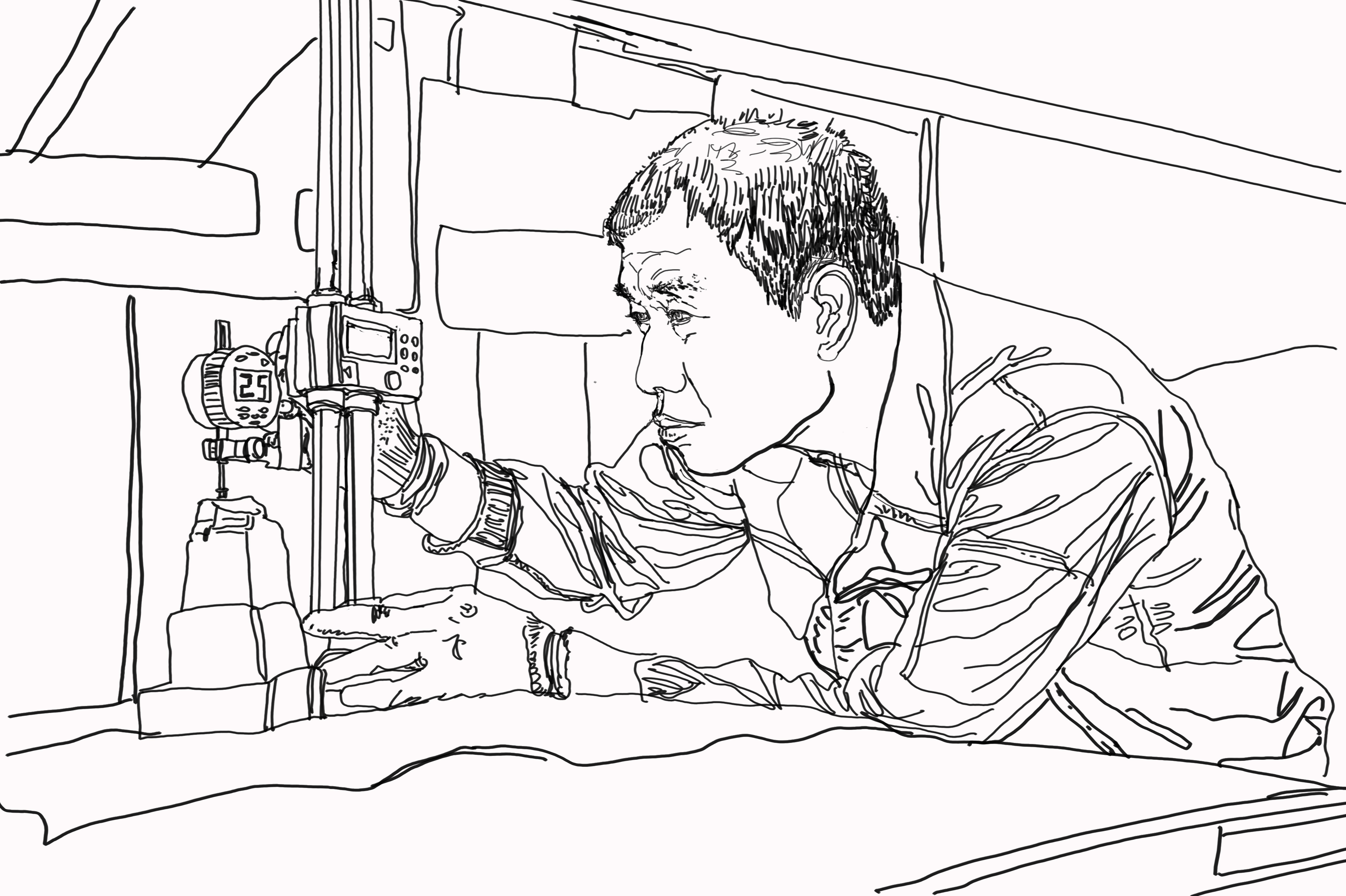 手绘|大国工匠之李凯军——用手工与科技赛跑